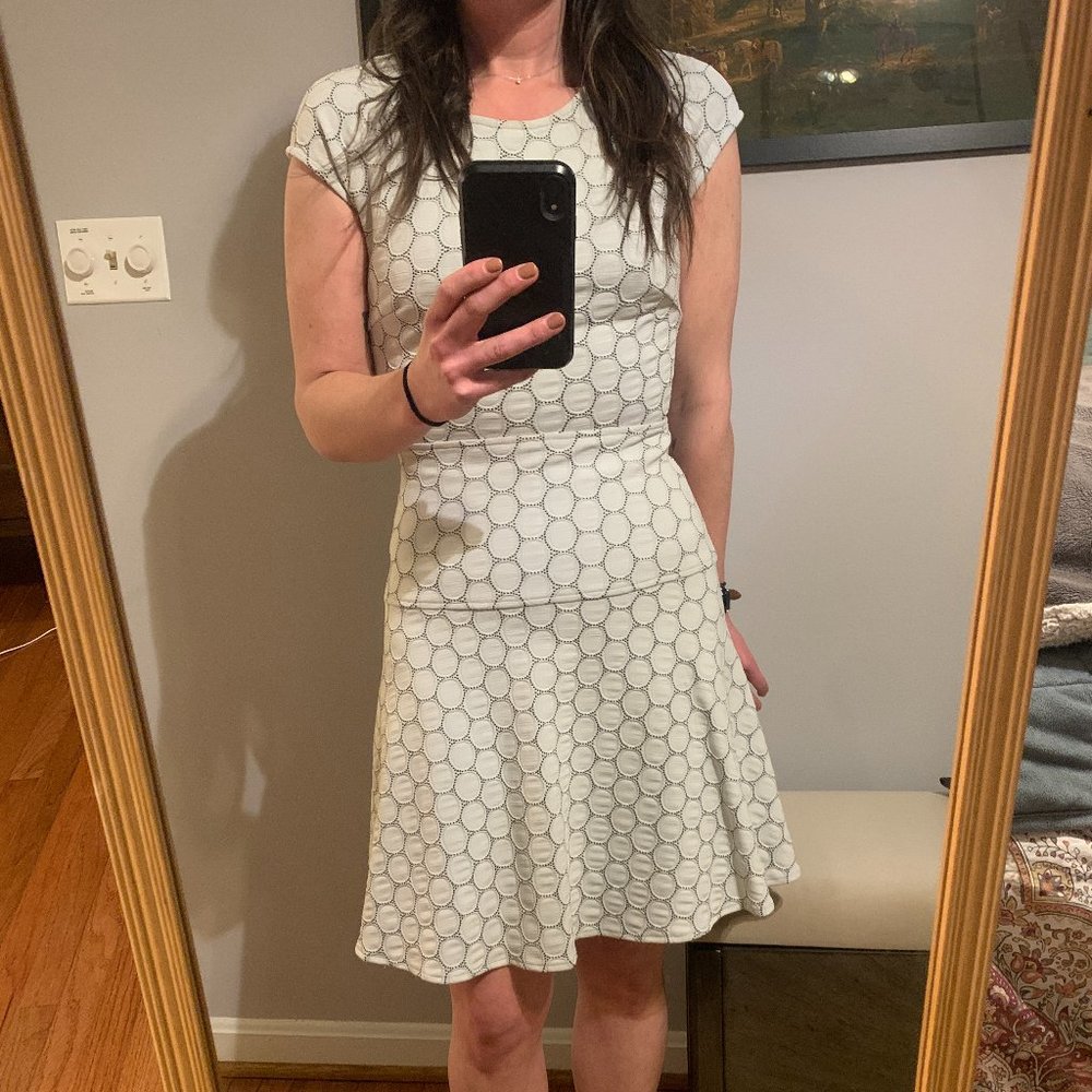 Julia Jordan Patterned Drop Waist Flare Dress